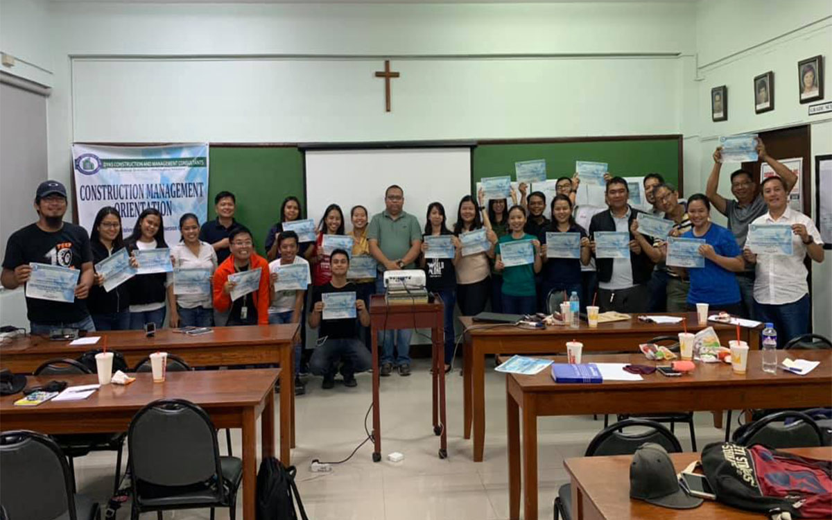 2019 Construction Management Orientation - Trinity University, Quezon City